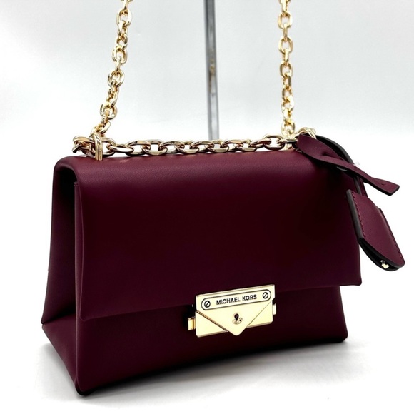 Michael Kors Handbags - Michael Kors Cece Small Shoulder Bag Dark Cherry (NWT)